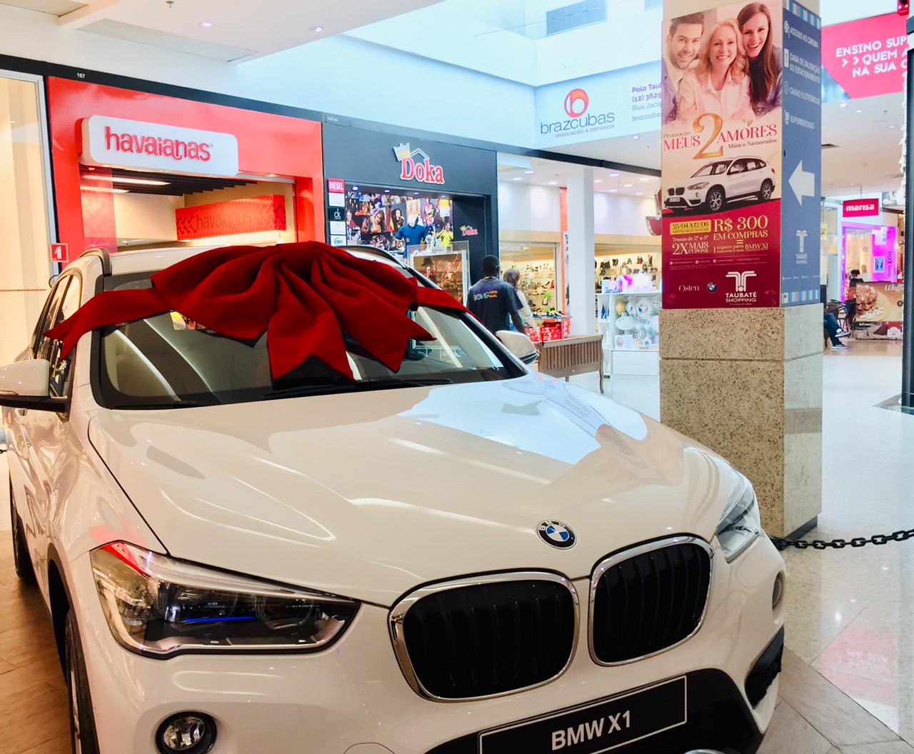 BMW X1 0KM será prêmio da campanha “Meus dois amores” do Taubaté Shopping