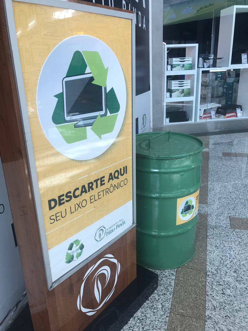 Shopping Pátio Pinda recebe primeiro Eco Ponto de Lixo Eletrônico