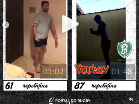 Jacareí Rugby vence ‘Clássico Caipira Virtual’ e disputa semifinal da Copa Workout