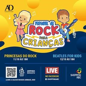 Taubaté Shopping promove festival virtual de rock em comemoração ao Dia das Crianças