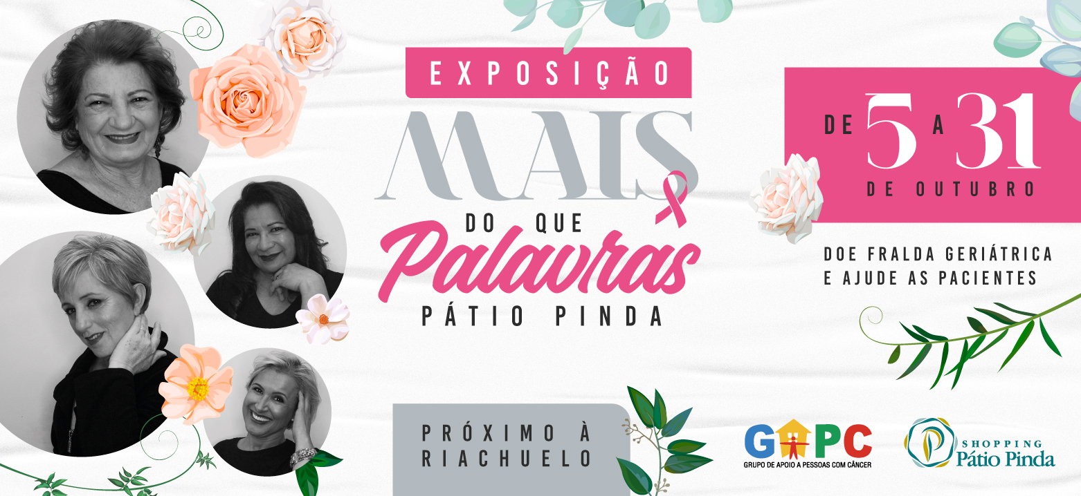 Outubro Rosa: Shopping Pátio Pinda recebe ações para marcar a conscientização sobre o câncer de mama