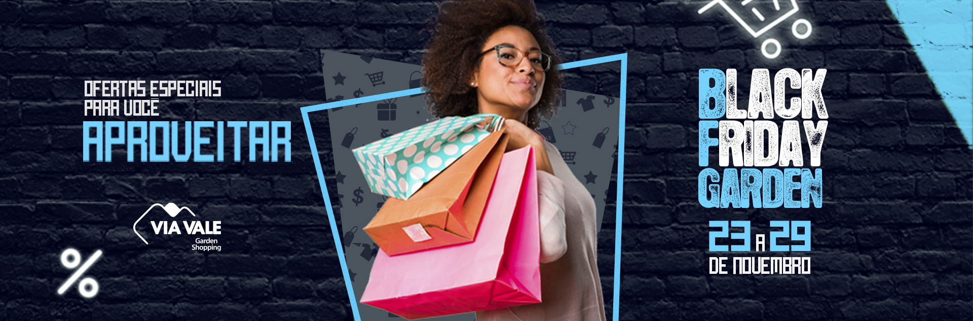 Semana Black Friday chega ao Via Vale Garden Shopping