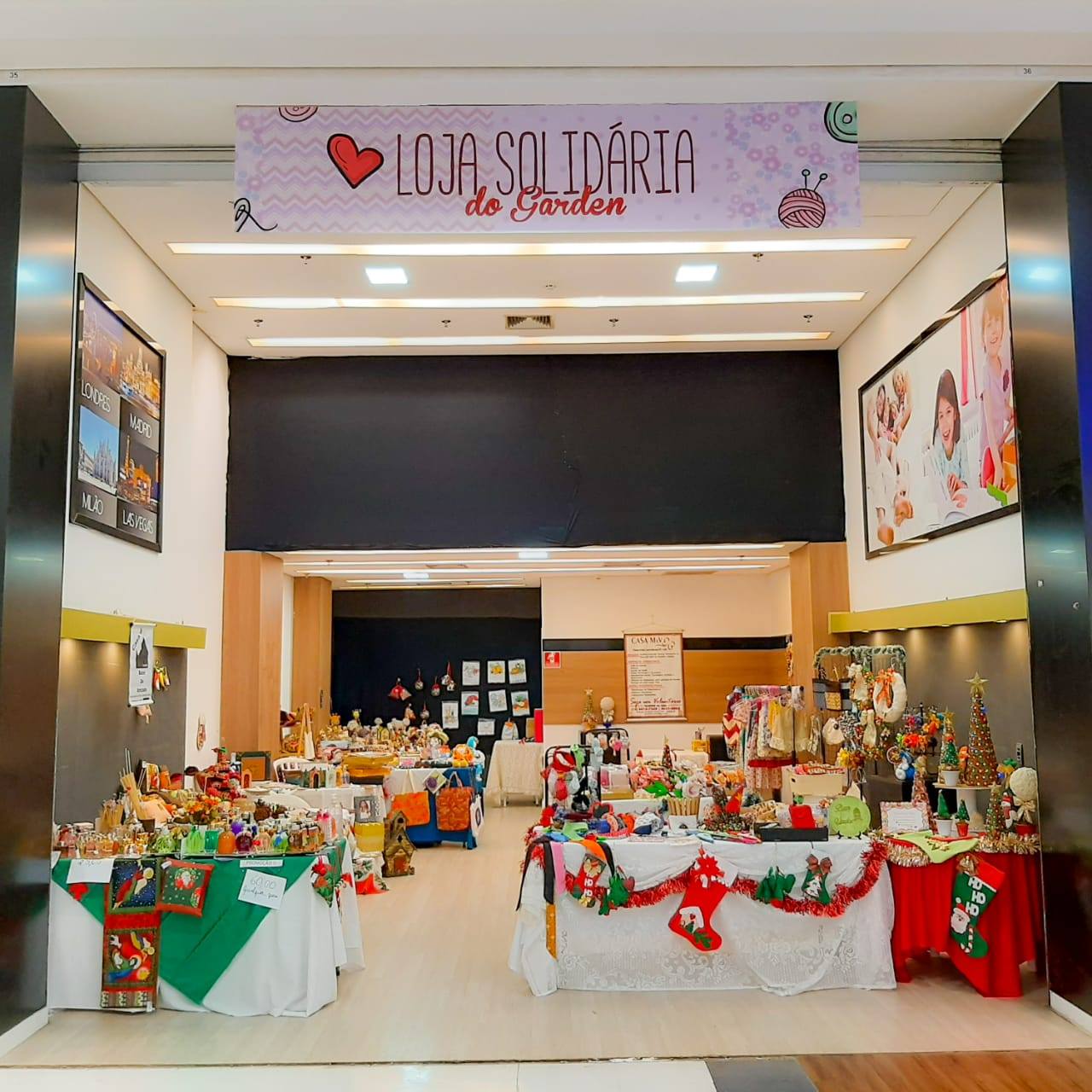 Via Vale Garden Shopping tem loja solidária de Natal