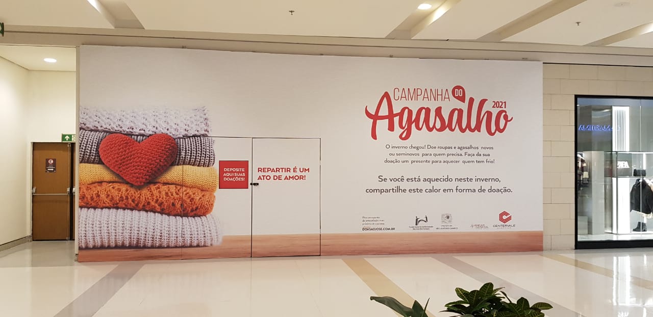 CenterVale Shopping adere à Campanha do Agasalho 2021