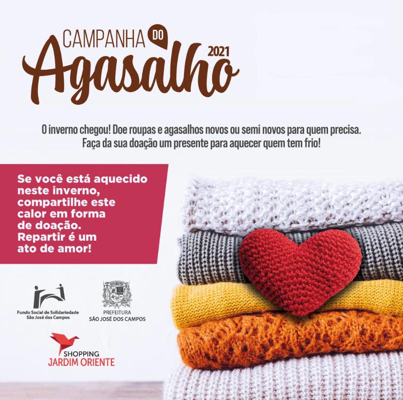 Shopping Jardim Oriente arrecada roupas para a campanha do agasalho do Fundo Social