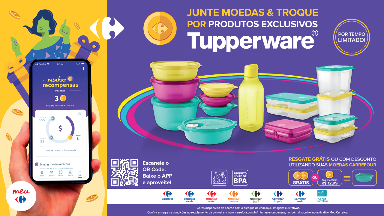 BrandLoyalty anuncia campanha de colecionáveis com o Carrefour e a Tupperware®