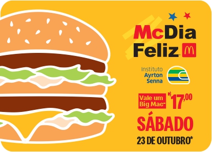 Começam as vendas antecipadas para o McDia Feliz 2021