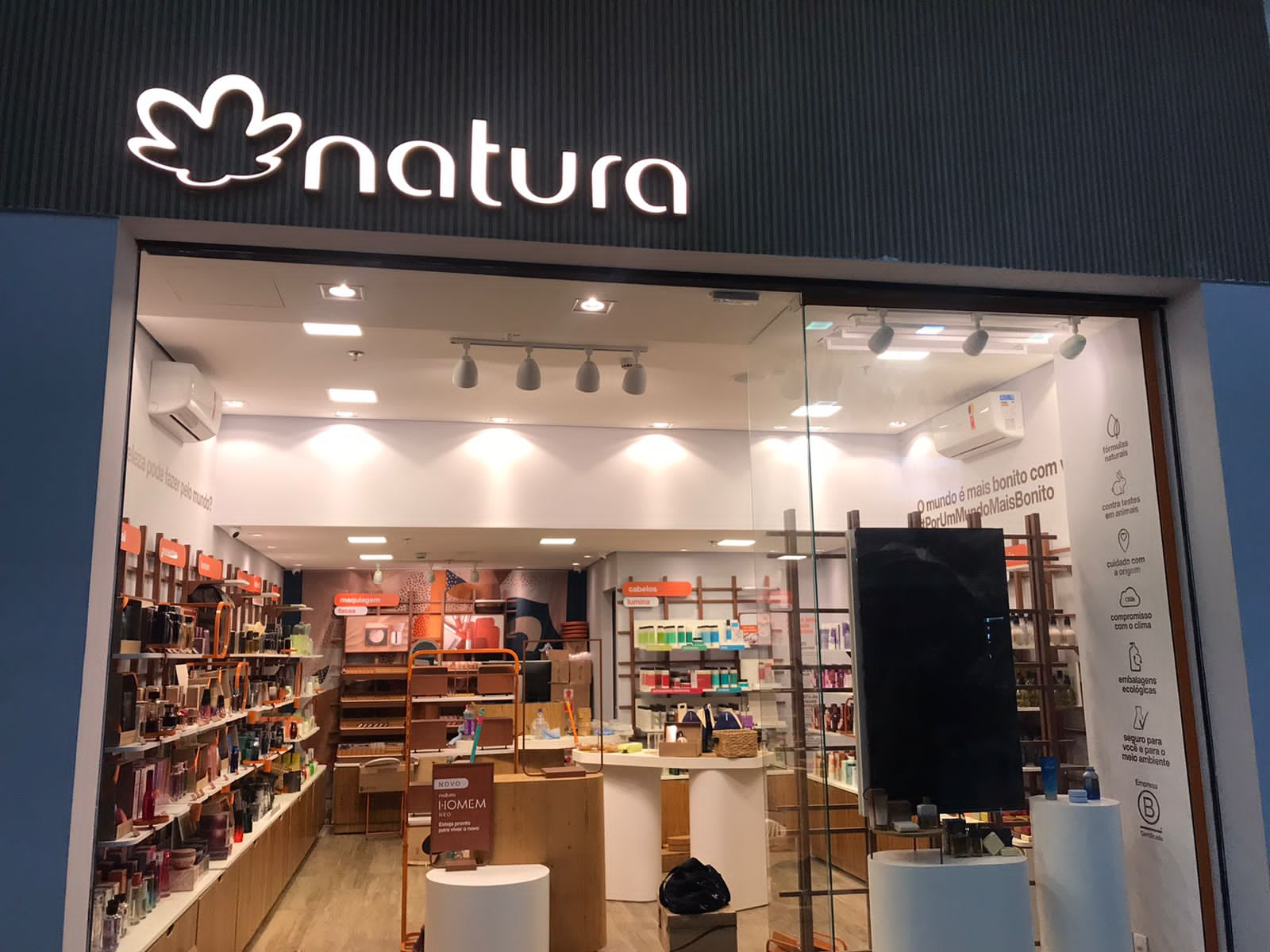 Natura Abre no Shopping Jardim Oriente com Novidade Inédita no Vale do Paraíba