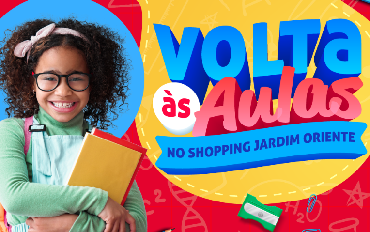 Todos os Itens para  Volta às Aulas têm no Shopping Jardim Oriente