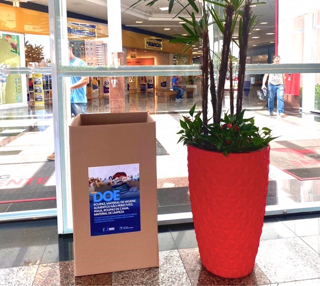 Shopping Jardim Oriente é ponto de arrecadação para vítimas da chuva