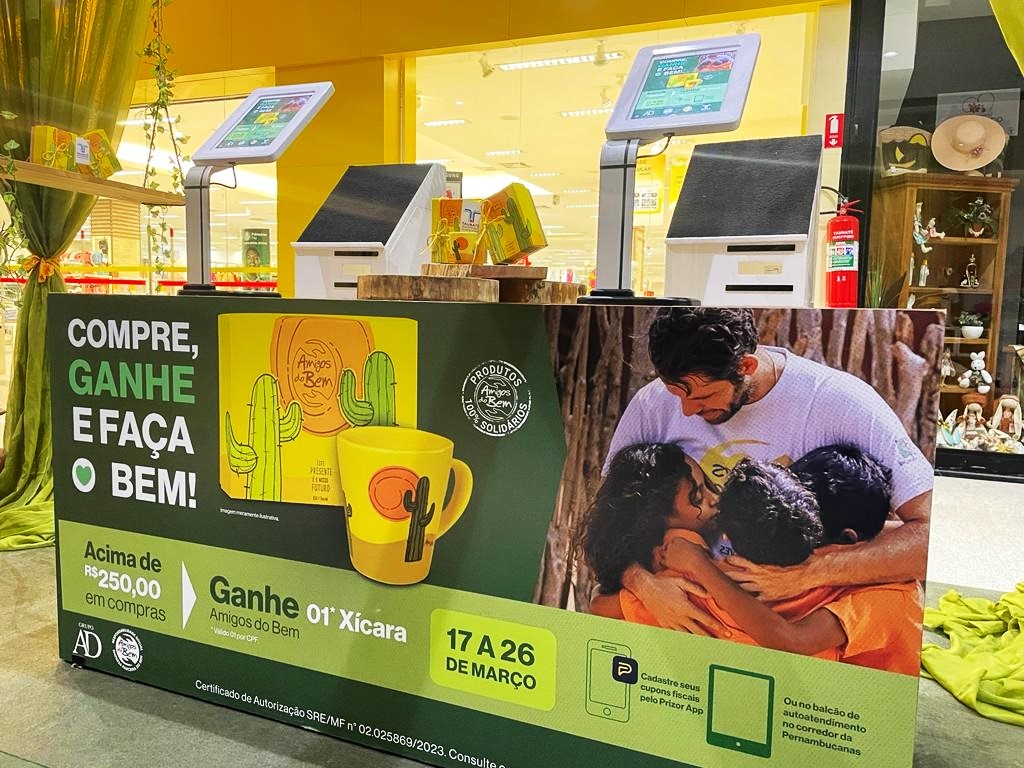 Taubaté Shopping e AD Shopping lançam campanha Compre, Ganhe e Faça o Bem em apoio à ONG Amigos do Bem