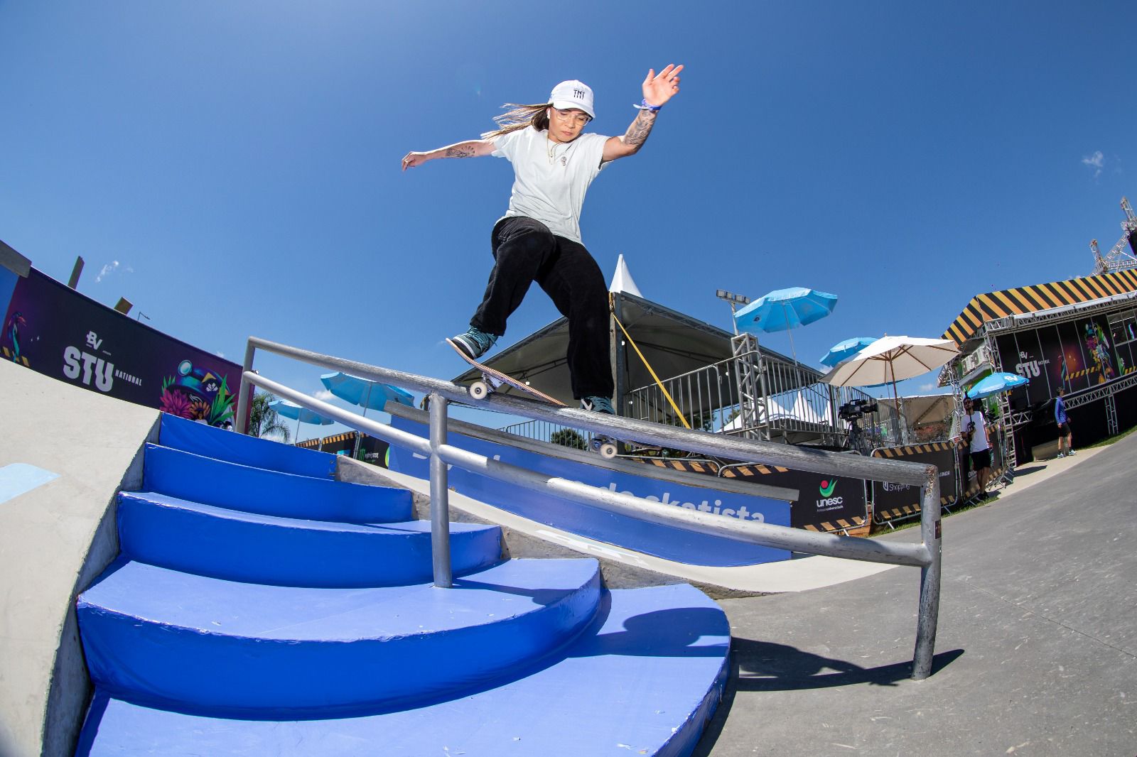 Skatista Pâmela Rosa inaugura pista de skate na Farma Conde Arena nessa quarta-feira