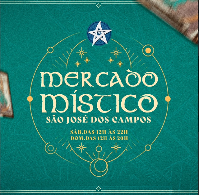 Mercado Místico reúne produtos, leitura de tarot e o 1° Festival do Pastel e Cerveja do Vale do Paraíba