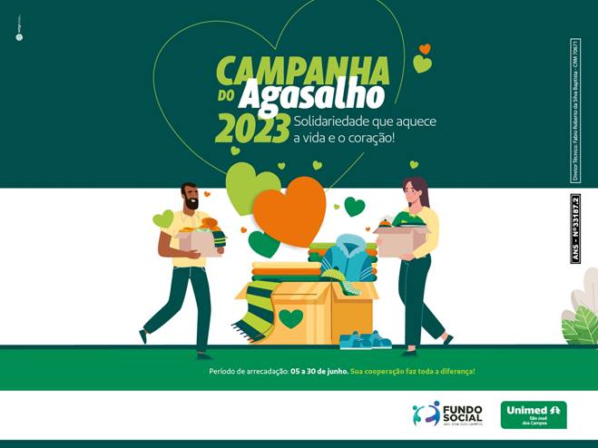 Unimed São José dos Campos dá início à Campanha do Agasalho 2023