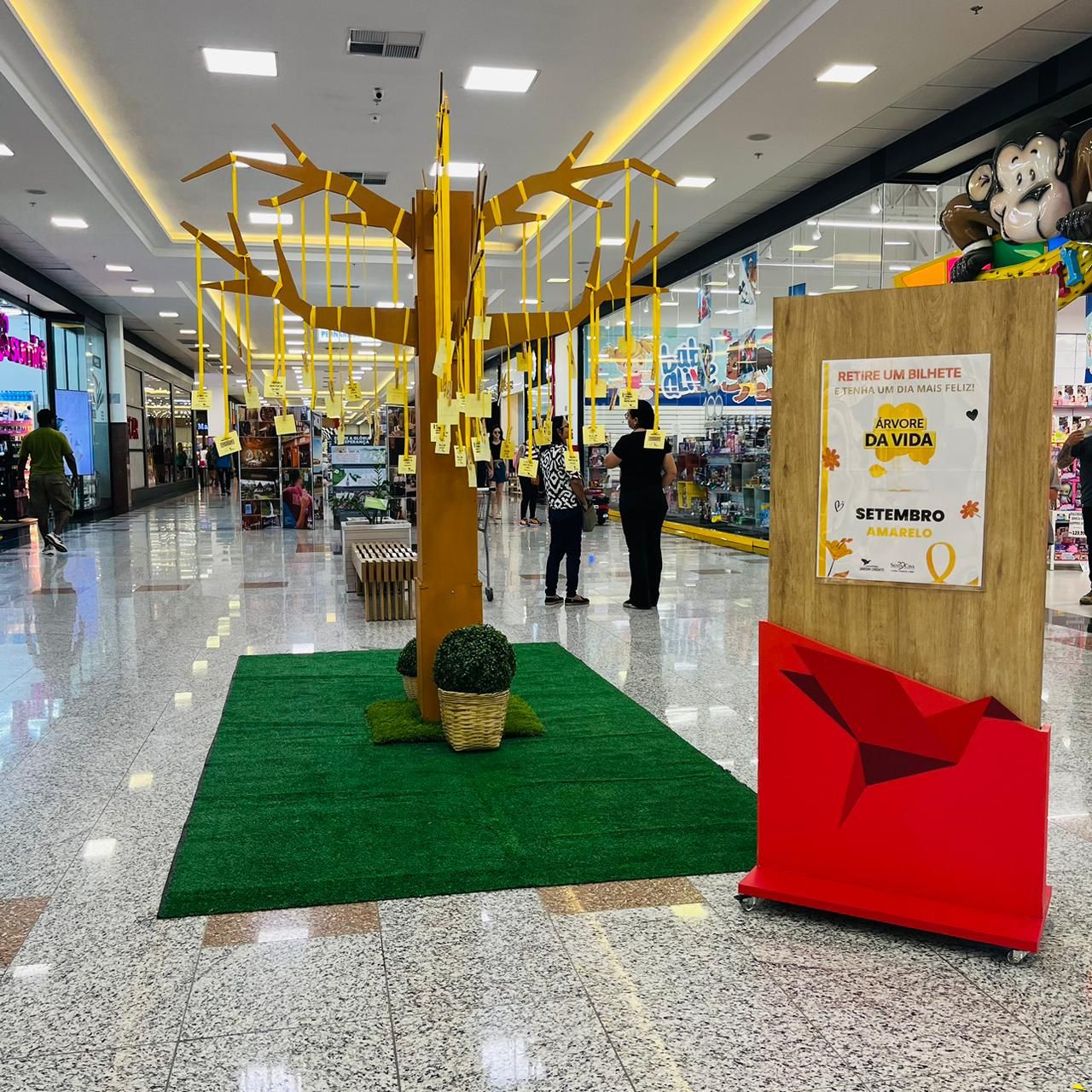 Shopping Jardim Oriente e Santa Casa apoiam Setembro Amarelo com Campanha repleta de carinho