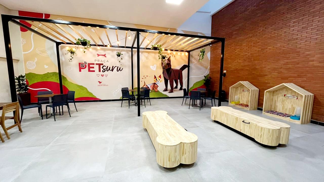 Shopping Jardim Oriente inaugura área de alimentação pet friendly, é o PETsuru