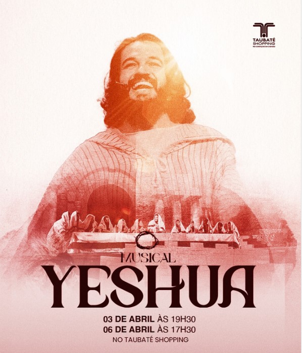 Taubaté Shopping recebe pela primeira vez o musical ‘YESHUA – O Salvador’ nesta quarta-feira (3)