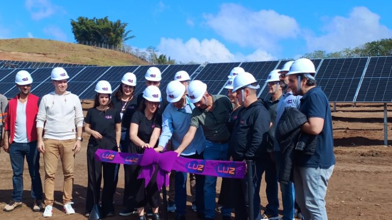 LUZ inaugura fazenda solar em Jacareí (SP) e amplia fornecimento de energia elétrica de fontes renováveis para residências e pequenos comércios da região