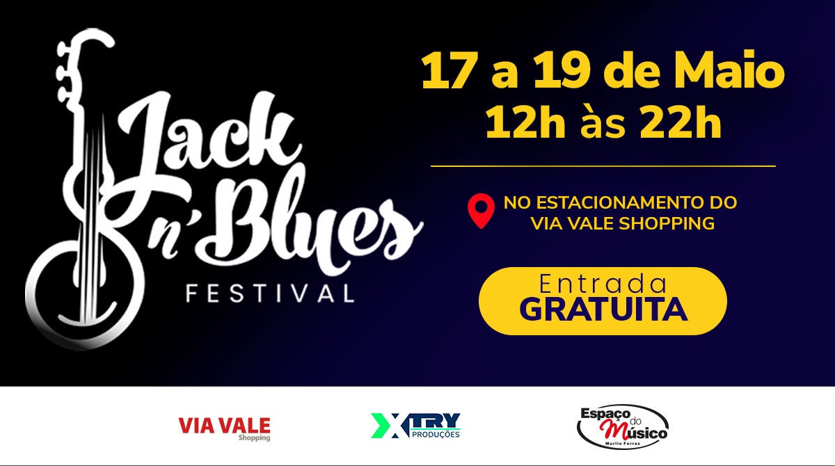 Jack’n Blues Festival: A Fusão Perfeita de Gastronomia e Música no Via Vale Shopping