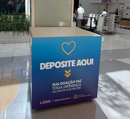 CenterVale Shopping é ponto de arrecadação para vítimas das chuvas no Rio Grande do Sul