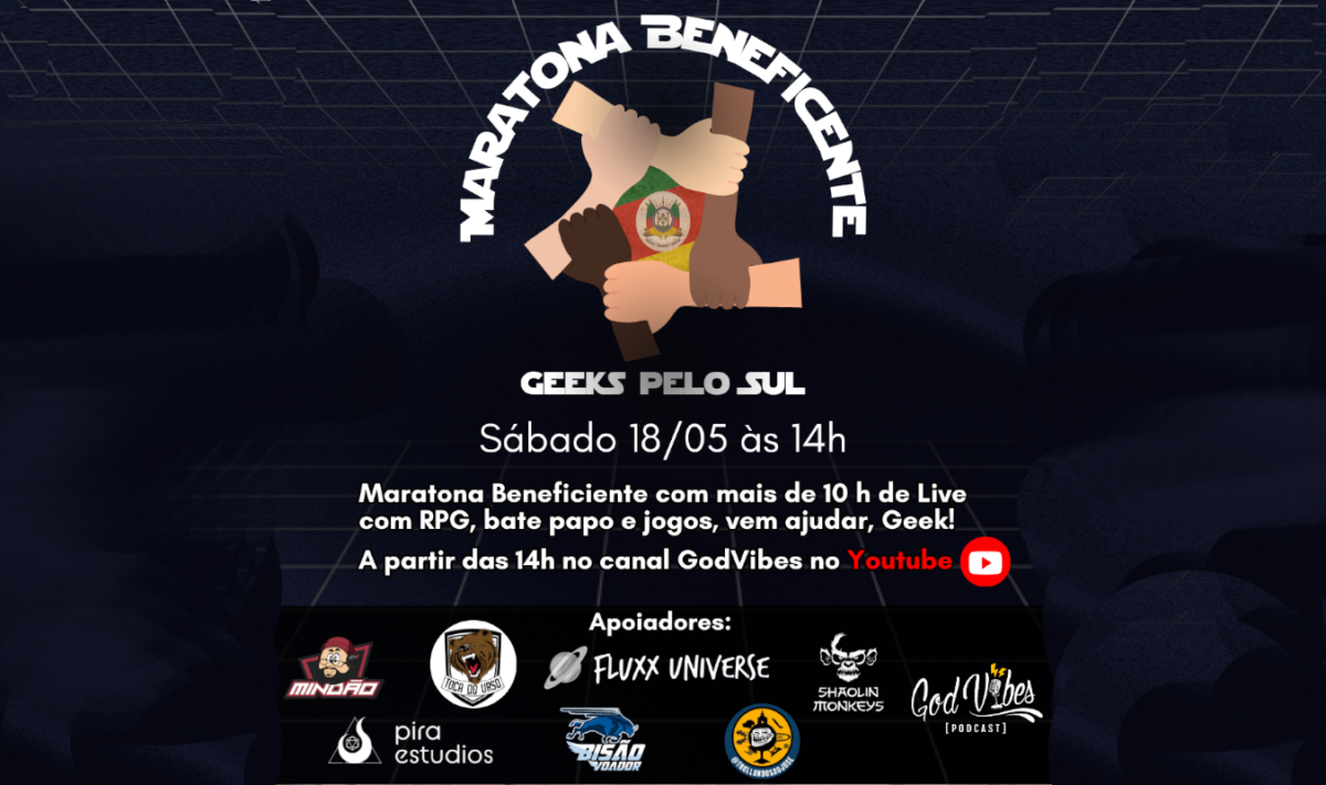 FORTES CHUVAS NO RIO GRANDE DO SUL INSPIRAM INICIATIVA DE AJUDA DA COMUNIDADE GEEK