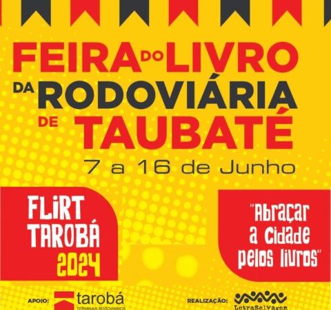 Pasquale Cipro Neto e Ricardo Ramos Filho estarão na abertura da 1ª FLIRT – Feira do Livro da Rodoviária de Taubaté