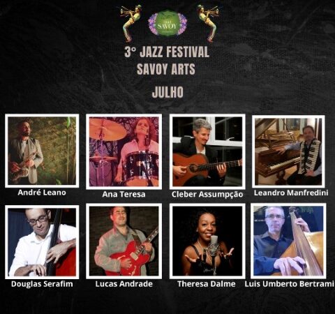 Começa o “3º Jazz Festival Savoy Arts” nesta sexta (5) em Campos do Jordão