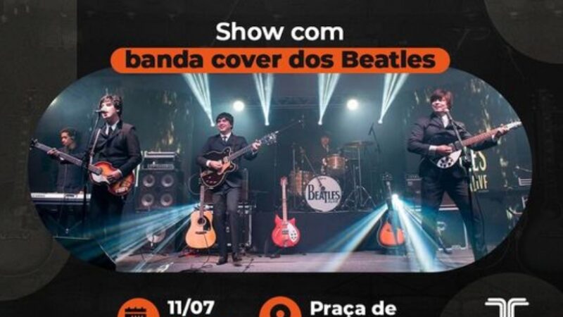 Taubaté Shopping celebra o Dia Mundial do Rock com a banda cover Beatles Alive