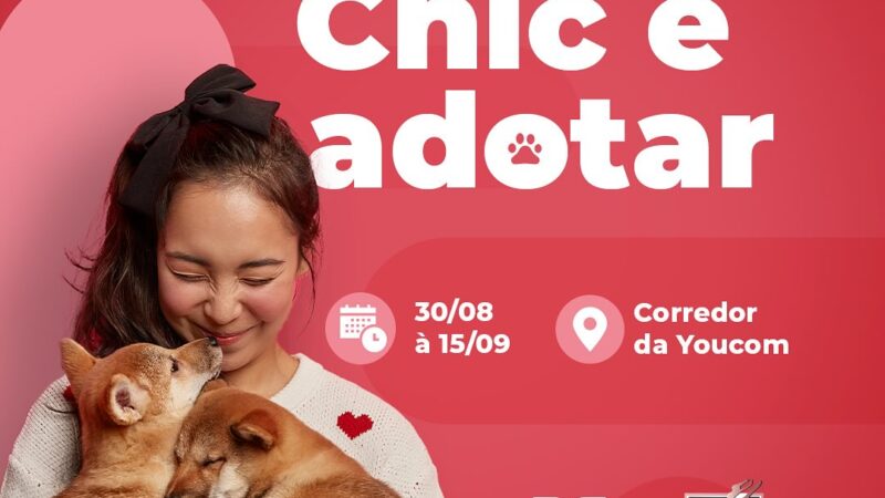 Taubaté Shopping sedia exposição ‘Chic é Adotar’ para incentivar a adoção de animais