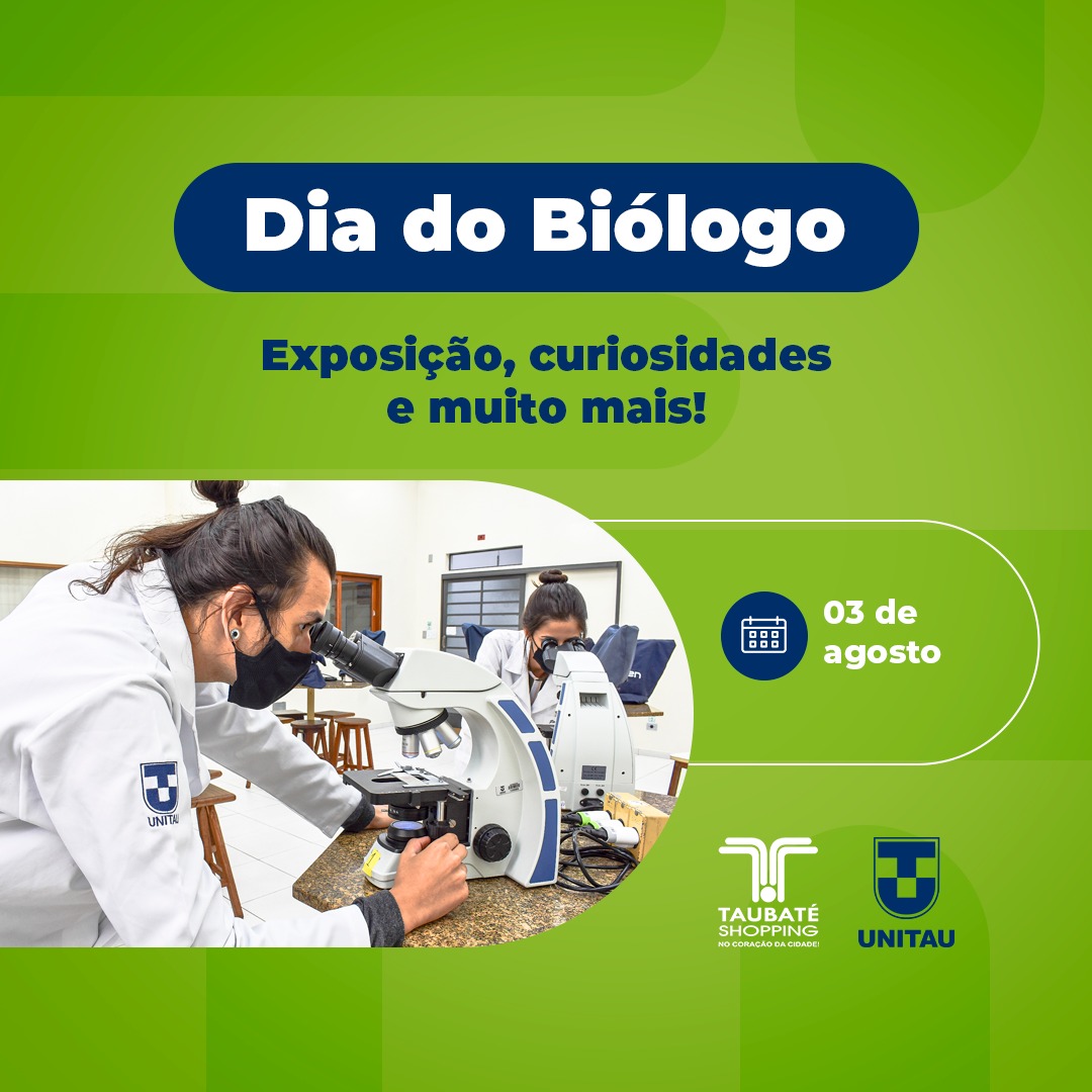 Dia do Biólogo é celebrado no Taubaté Shopping com atividades interativas