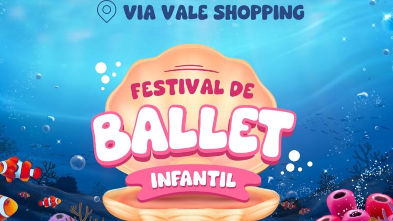 Via Vale Shopping recebe o encantador Festival de Ballet Infantil da SD Ballet