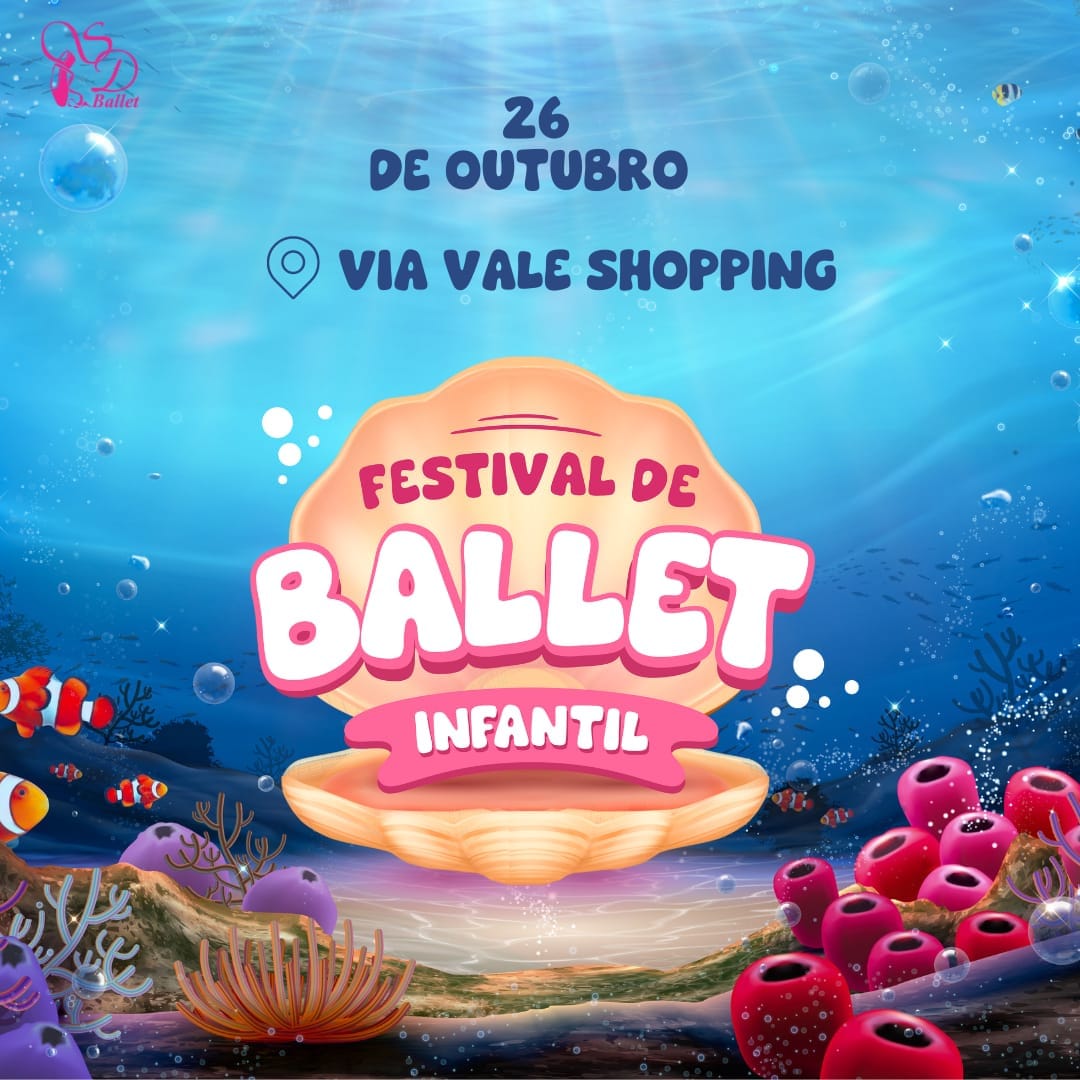 Via Vale Shopping recebe o encantador Festival de Ballet Infantil da SD Ballet