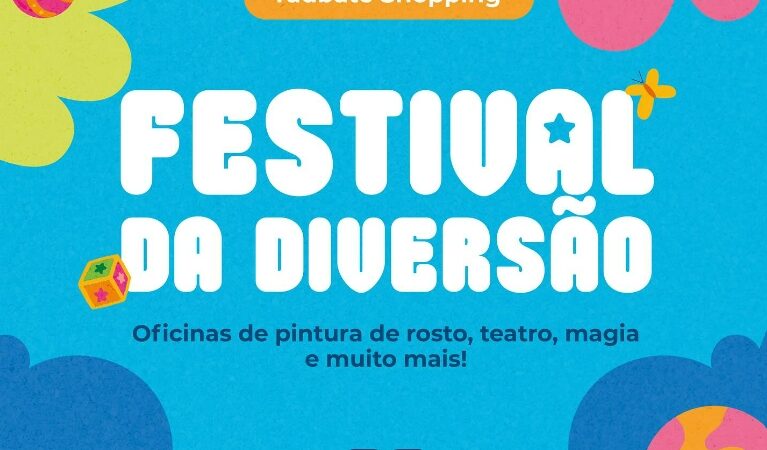 Festival da Diversão: mês das crianças chega ao Taubaté Shopping com programação gratuita